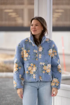 Rype Fleece Jacket Light Blue Mix