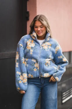 Rype Fleece Jacket Light Blue Mix
