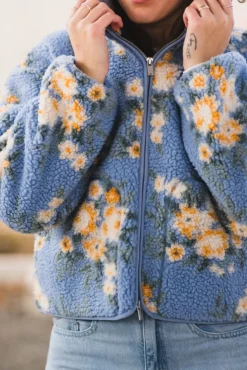 Rype Fleece Jacket Light Blue Mix