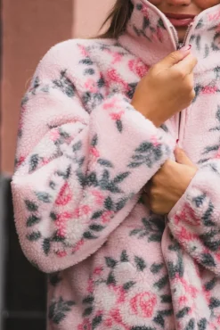Rype Fleece Jacket Light Pink Mix