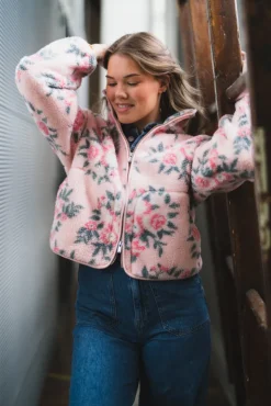 Rype Fleece Jacket Light Pink Mix
