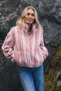 Rype Fleece Jacket Pink Mix