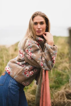 Rype Fleece Jacket Taupe Mix