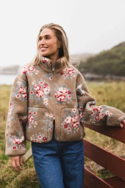 Rype Fleece Jacket Taupe Mix