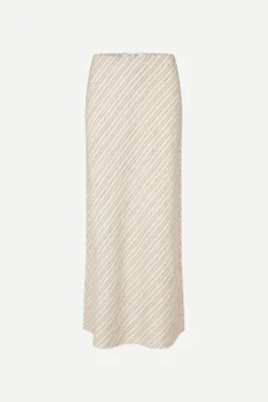 Saagneta Long Skirt 14329 Bone Stripe