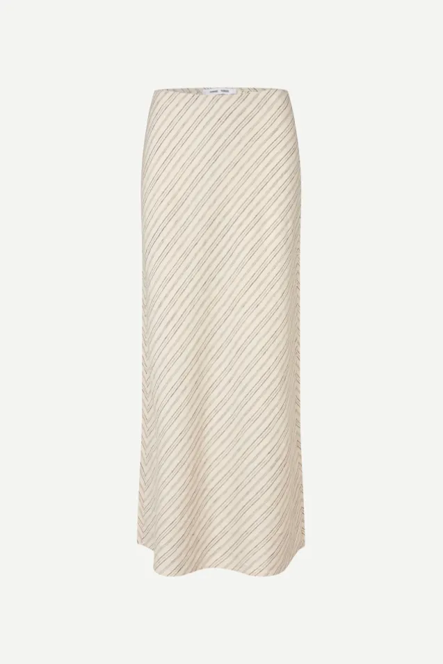 Saagneta Long Skirt 14329 Bone Stripe