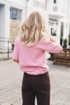 Saanoura SS Cardigan 7355 Bleached Mauve