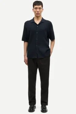 Sabertil Trousers 15860 Black Coffee Melange