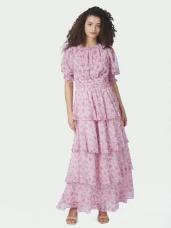 Sable Meadow Printed Dress Light Pink