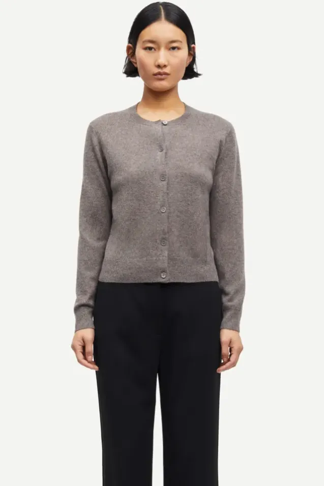 Saboston Cardigan 6304 Grey Blue Melange