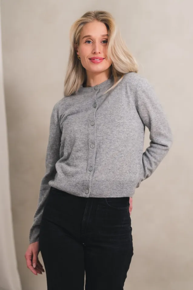 Saboston Cardigan 6304 Grey Melange