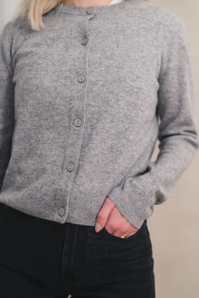 Saboston Cardigan 6304 Grey Melange