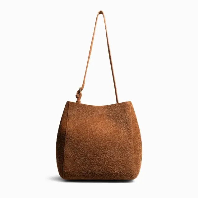 Sac Mini Suede Cognac