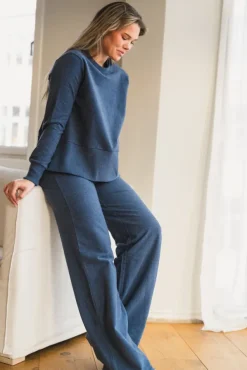 Sadie Sweater Denim Blue