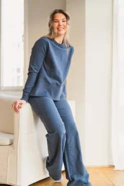 Sadie Sweater Denim Blue