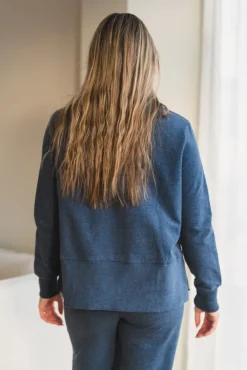 Sadie Sweater Denim Blue