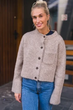 Sadie Yak Cardigan Sherpa