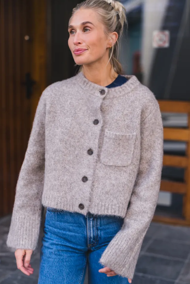Sadie Yak Cardigan Sherpa