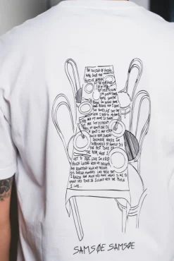 Sadinner T-Shirt 11725 White Dinner