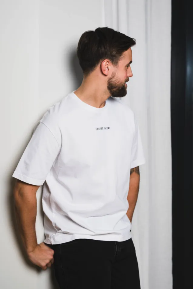 Sadinner T-Shirt 11725 White Dinner