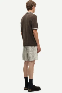 Sajabari Fly Shorts 14749 Brown Stripe