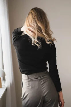 Sajunes LS Cardigan 15901 Black