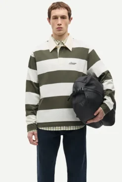 Sakevin X Polo LS 15512 Forest Night Stripe