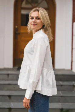 Salsy LS Shirt Star White