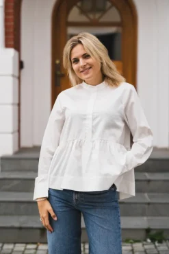 Salsy LS Shirt Star White