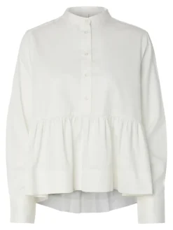 Salsy LS Shirt Star White