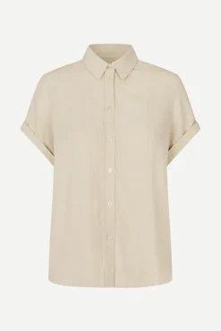 Samajana SS Shirt 15938 Bone White Melange