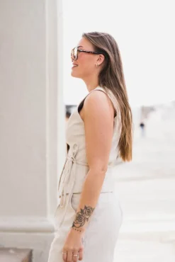 Samara Ramie Waistcoat Natural
