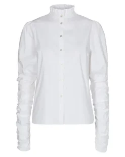 Sanna Puff Shirt White