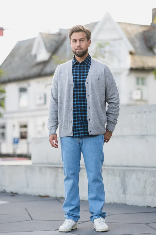 Sapatrik Cardigan 132 Grey Melange
