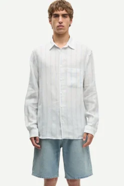 Saryan J Shirt 16047 Clear Blue Stripe