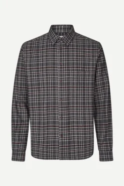 Saryan J Shirt 15501 Grey Brown Check
