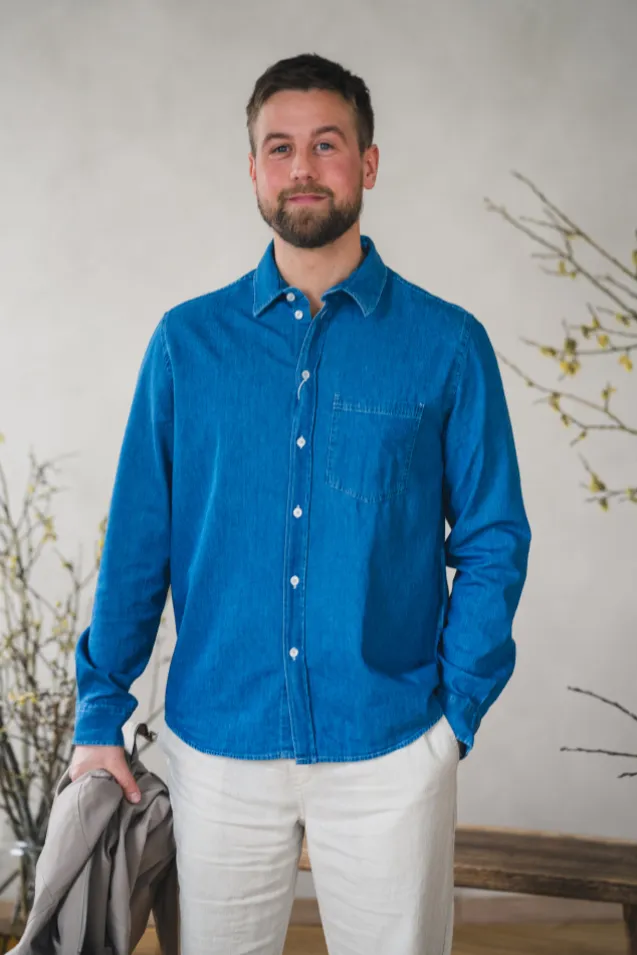Saryan P Shirt 15248 Light Chambray