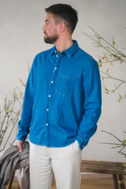 Saryan P Shirt 15248 Light Chambray