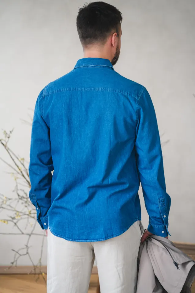 Saryan P Shirt 15248 Light Chambray