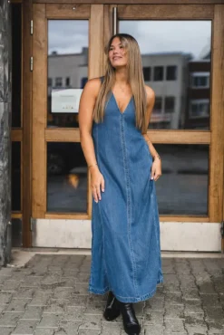 Saskylar Dress 15645 Medium Denim Blue