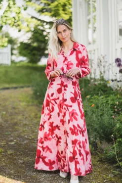 Savanna Long Shirt Dress Moonlite Mauve Cammy