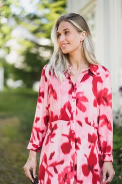 Savanna Long Shirt Dress Moonlite Mauve Cammy