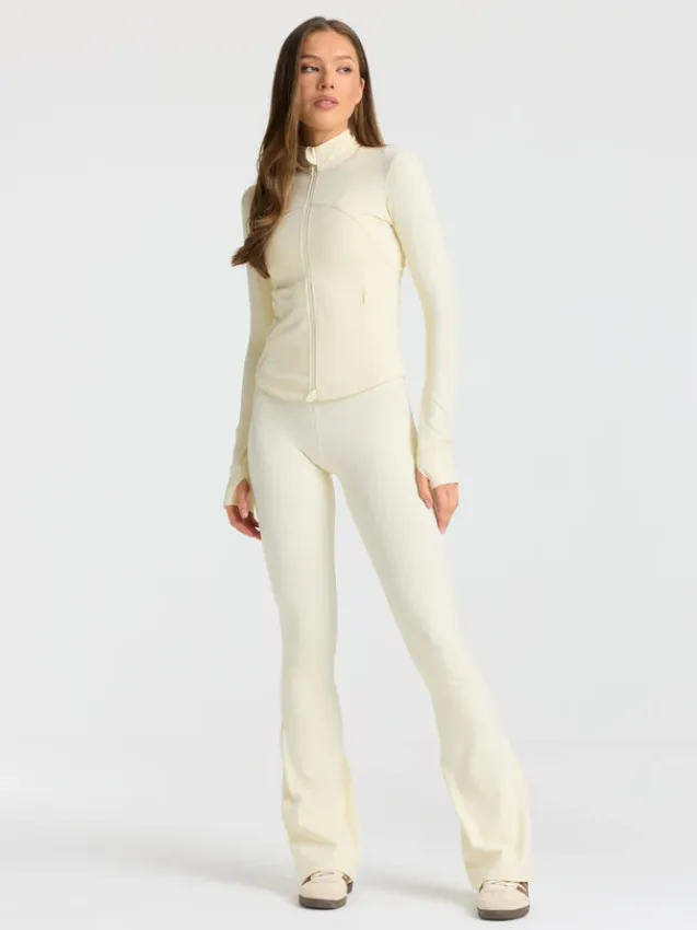 Sculptluxe® Zip Jacket Butter Yellow