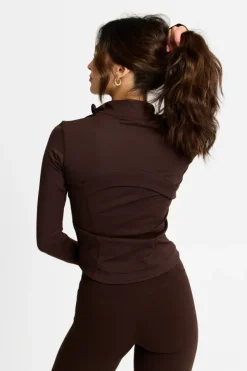 Sculptluxe® Zip Jacket Espresso