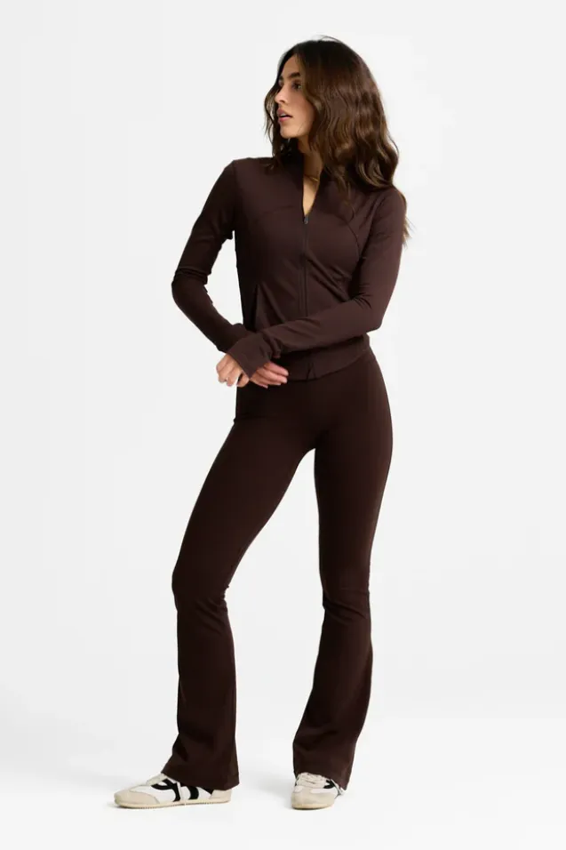 Sculptluxe® Zip Jacket Espresso