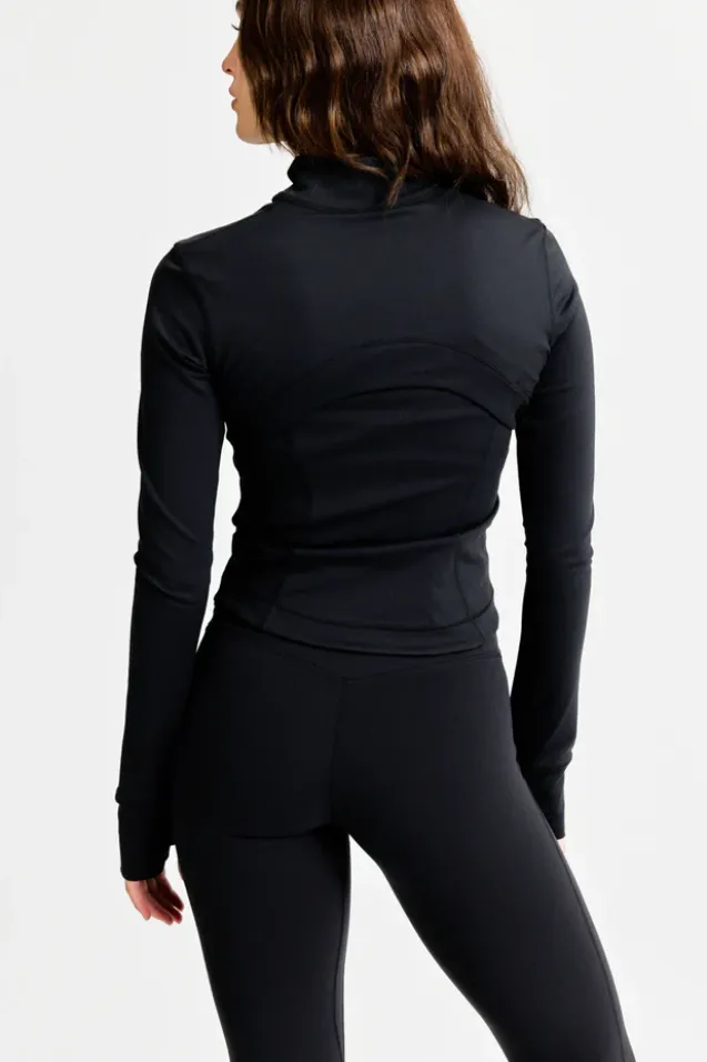 Sculptluxe® Zip Jacket Mineral Black