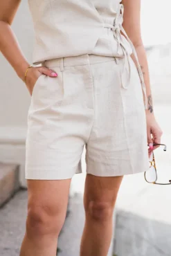 Sega Ramie Shorts Natural