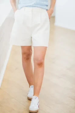 Sega Ramie Shorts Offwhite