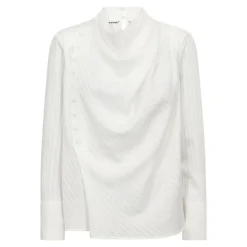 Senne Button Blouse White