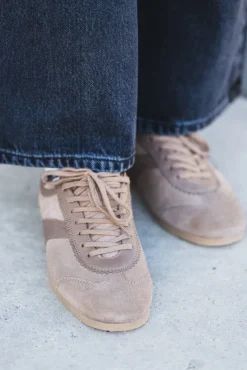 Shade Suede Leather Taupe
